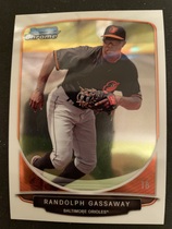 2013 Bowman Chrome Draft Draft Picks #BDPP89 Randolph Gassaway