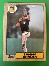 1987 Topps Base Set #164 Sammy Khalifa