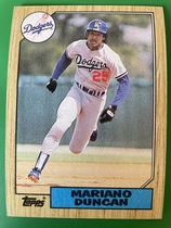 1987 Topps Base Set #199 Mariano Duncan