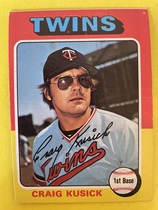 1975 Topps Base Set #297 Craig Kusick