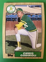 1987 Topps Base Set #217 Chris Codiroli