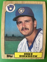 1987 Topps Base Set #229 Mike Birkbeck