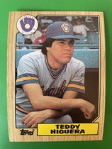 1987 Topps Base Set #250 Teddy Higuera