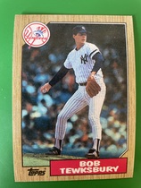 1987 Topps Base Set #254 Bob Tewksbury