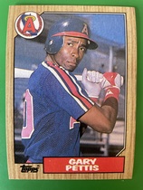 1987 Topps Base Set #278 Gary Pettis