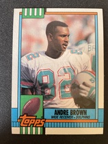 1990 Topps Base Set #324 Andre Brown