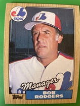 1987 Topps Base Set #293 Bob Rodgers