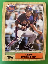 1987 Topps Base Set #295 Lenny Dykstra