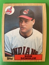 1987 Topps Base Set #297 Don Schulze