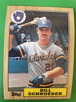 1987 Topps Base Set #302 Bill Schroeder