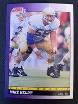 1991 Score Base Set #610 Mike Heldt