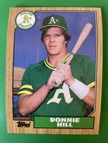 1987 Topps Base Set #339 Donnie Hill
