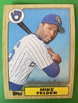 1987 Topps Base Set #352 Mike Felder