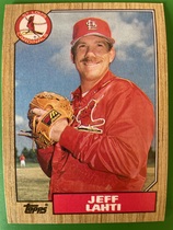 1987 Topps Base Set #367 Jeff Lahti