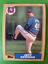 1987 Topps Base Set #373 Jeff Dedmon