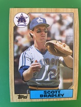 1987 Topps Base Set #376 Scott Bradley