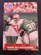 1991 Pro Set Base Set #847 Broderick Thomas