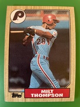1987 Topps Base Set #409 Milt Thompson
