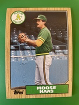 1987 Topps Base Set #413 Moose Haas
