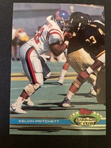 1991 Stadium Club Base Set #164 Kelvin Pritchett