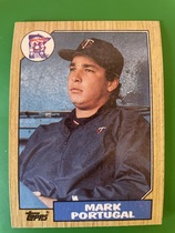 1987 Topps Base Set #419 Mark Portugal
