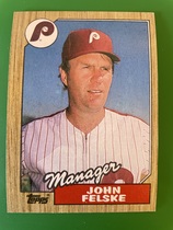 1987 Topps Base Set #443 John Felske