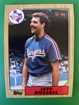1987 Topps Base Set #444 Jeff Russell