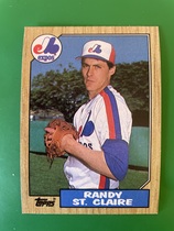 1987 Topps Base Set #467 Randy St. Claire