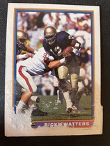 1991 Bowman Base Set #489 Ricky Watters