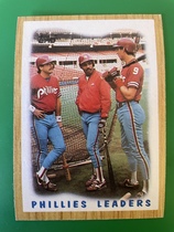 1987 Topps Base Set #481 Phillies Leaders