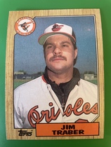 1987 Topps Base Set #484 Jim Traber