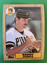 1987 Topps Base Set #494 Barry Jones