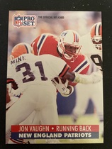 1991 Pro Set Base Set #837 Jon Vaughn