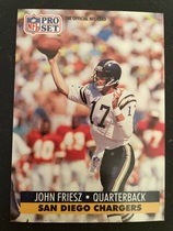 1991 Pro Set Base Set #846 John Friesz