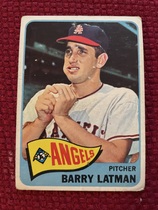 1965 Topps Base Set #307 Barry Latman