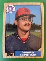 1987 Topps Base Set #529 Alvaro Espinoza