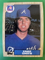 1987 Topps Base Set #544 Zane Smith