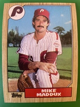 1987 Topps Base Set #553 Mike Maddux