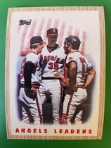 1987 Topps Base Set #556 Angels Leaders