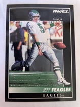 1992 Pinnacle Base Set #253 Jeff Feagles