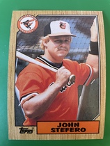 1987 Topps Base Set #563 John Stefero