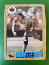 1987 Topps Base Set #572 Pete Ladd