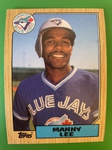 1987 Topps Base Set #574 Manuel Lee