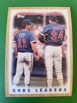 1987 Topps Base Set #581 Cubs