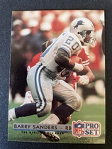 1992 Pro Set Base Set #169 Barry Sanders