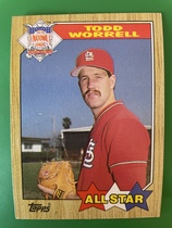 1987 Topps Base Set #605 Todd Worrell