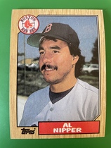 1987 Topps Base Set #617 Al Nipper