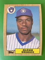 1987 Topps Base Set #622 Glenn Braggs