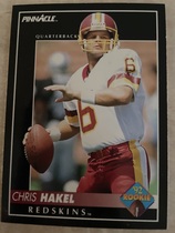 1992 Pinnacle Base Set #324 Chris Hakel