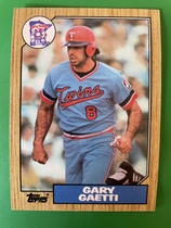 1987 Topps Base Set #710 Gary Gaetti
